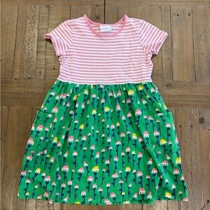 Hanna andersson striped floral pocket dress